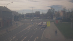 Křižovatka ulic Komenského a Velké Novosady