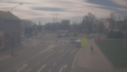 Křižovatka ulic Komenského a Velké Novosady