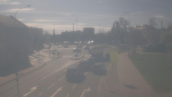 Křižovatka ulic Komenského a Velké Novosady