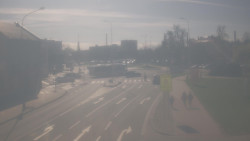 Křižovatka ulic Komenského a Velké Novosady