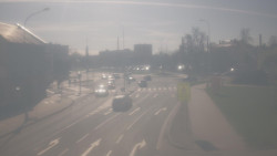 Křižovatka ulic Komenského a Velké Novosady