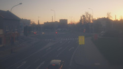 Křižovatka ulic Komenského a Velké Novosady