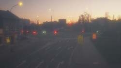 Křižovatka ulic Komenského a Velké Novosady