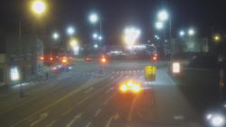 Křižovatka ulic Komenského a Velké Novosady