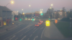 Křižovatka ulic Komenského a Velké Novosady