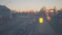 Křižovatka ulic Komenského a Velké Novosady