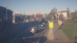 Křižovatka ulic Komenského a Velké Novosady