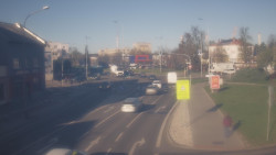 Křižovatka ulic Komenského a Velké Novosady