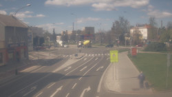 Křižovatka ulic Komenského a Velké Novosady