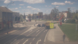 Křižovatka ulic Komenského a Velké Novosady