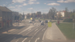 Křižovatka ulic Komenského a Velké Novosady