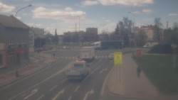 Křižovatka ulic Komenského a Velké Novosady