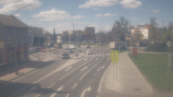 Křižovatka ulic Komenského a Velké Novosady