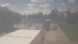 Křižovatka ulic Komenského a Velké Novosady