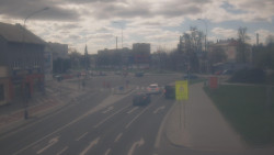 Křižovatka ulic Komenského a Velké Novosady