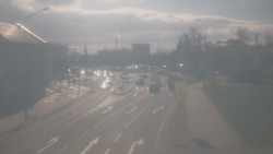 Křižovatka ulic Komenského a Velké Novosady