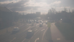 Křižovatka ulic Komenského a Velké Novosady