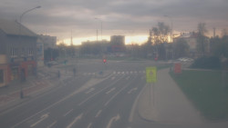 Křižovatka ulic Komenského a Velké Novosady