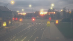 Křižovatka ulic Komenského a Velké Novosady