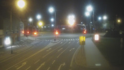 Křižovatka ulic Komenského a Velké Novosady