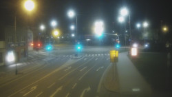 Křižovatka ulic Komenského a Velké Novosady