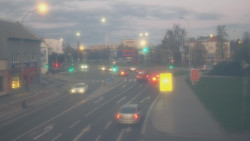 Křižovatka ulic Komenského a Velké Novosady