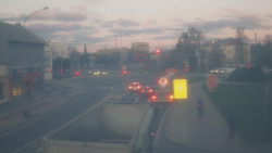 Křižovatka ulic Komenského a Velké Novosady