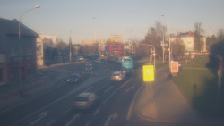 Křižovatka ulic Komenského a Velké Novosady