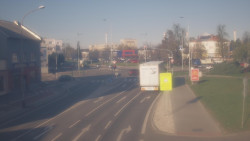 Křižovatka ulic Komenského a Velké Novosady