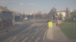 Křižovatka ulic Komenského a Velké Novosady