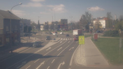 Křižovatka ulic Komenského a Velké Novosady