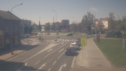 Křižovatka ulic Komenského a Velké Novosady