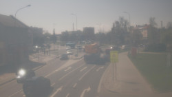 Křižovatka ulic Komenského a Velké Novosady