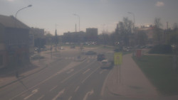 Křižovatka ulic Komenského a Velké Novosady