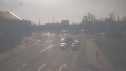 Křižovatka ulic Komenského a Velké Novosady