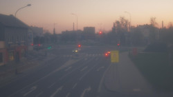 Křižovatka ulic Komenského a Velké Novosady