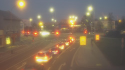 Křižovatka ulic Komenského a Velké Novosady