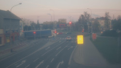 Křižovatka ulic Komenského a Velké Novosady