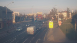 Křižovatka ulic Komenského a Velké Novosady