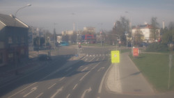 Křižovatka ulic Komenského a Velké Novosady