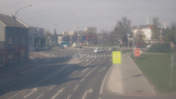 Křižovatka ulic Komenského a Velké Novosady