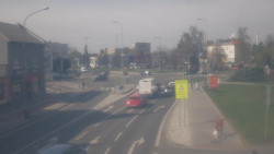 Křižovatka ulic Komenského a Velké Novosady