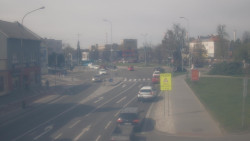 Křižovatka ulic Komenského a Velké Novosady