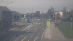 Křižovatka ulic Komenského a Velké Novosady