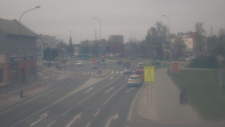 Křižovatka ulic Komenského a Velké Novosady