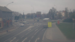 Křižovatka ulic Komenského a Velké Novosady