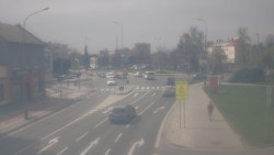 Křižovatka ulic Komenského a Velké Novosady