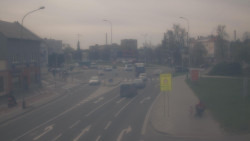 Křižovatka ulic Komenského a Velké Novosady