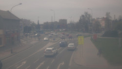 Křižovatka ulic Komenského a Velké Novosady