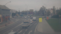 Křižovatka ulic Komenského a Velké Novosady